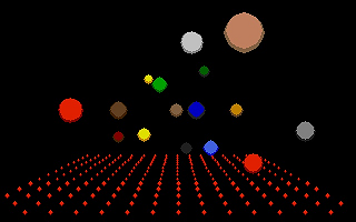 3D Sphere Object Generator / Editor atari screenshot